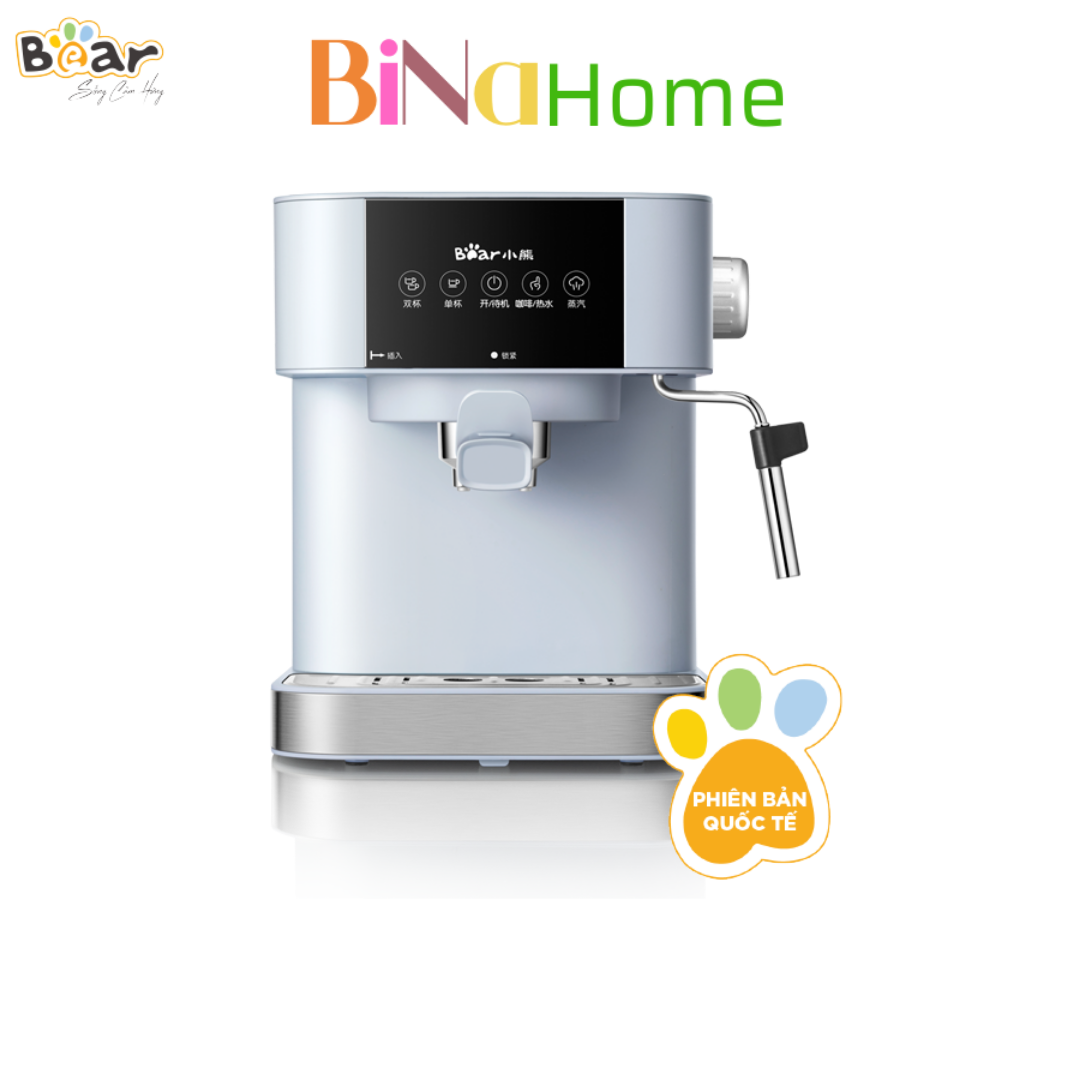 (Có sẵn BH 18 tháng) Máy Pha Cà Phê Bear KFJ-A15L1 (CF-B15V1) Màu Xanh BINAHOME