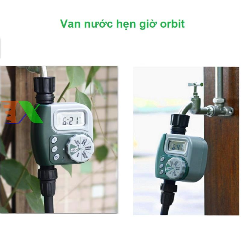 Van nước hẹn giờ điện tử Orbit, Van điện từ điện tử, Van hẹn giờ tưới tự động