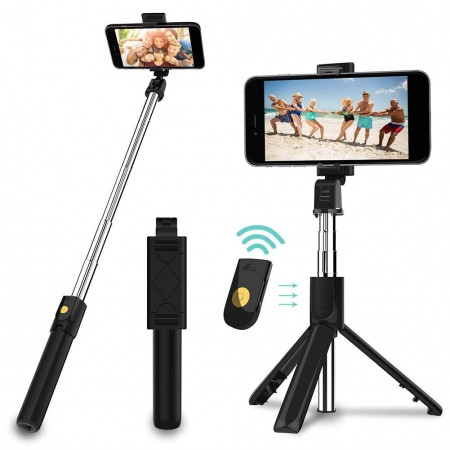 Gậy chụp ảnh tự sướng bluetooth 3 chân đa năng