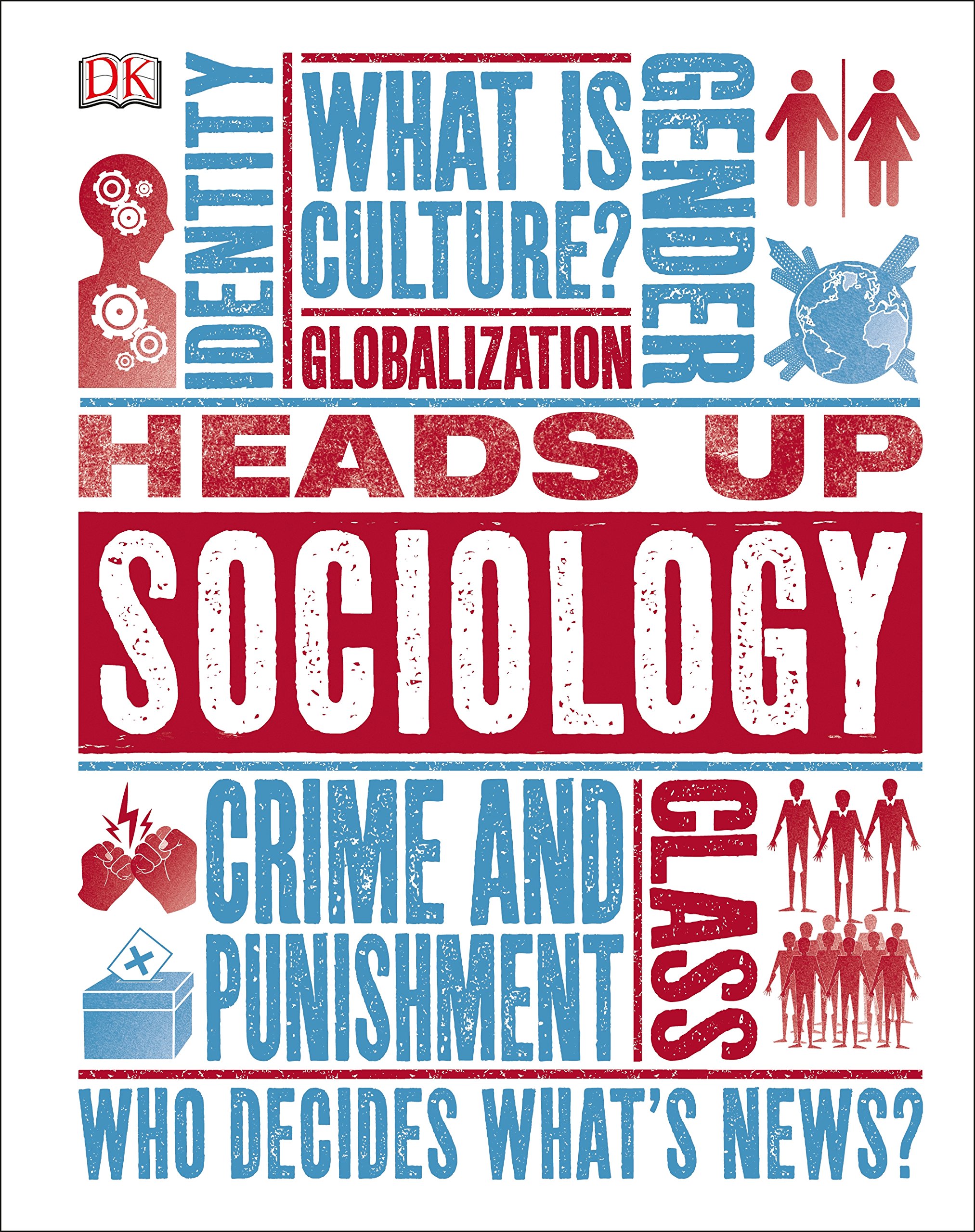 Sách DK books | Heads Up Sociology