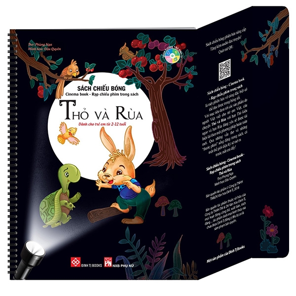 Fahasa - Sách Tương Tác - Sách Chiếu Bóng - Cinema Book - Rạp Chiếu Phim Trong Sách - Thỏ Và Rùa