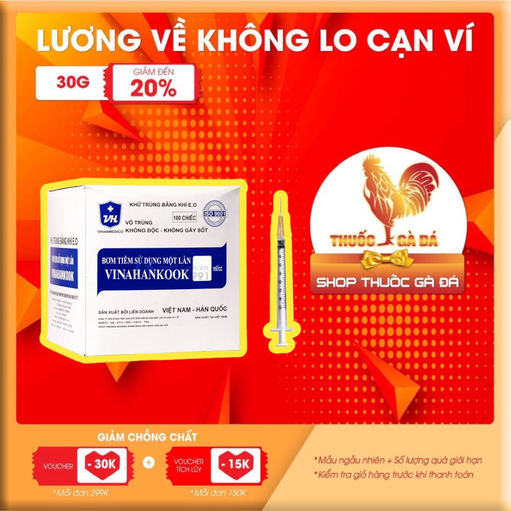 [ FREE HÀNG TẶNG ] ỐNG TIÊM 1ML
