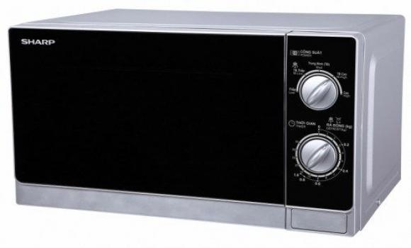 Lò vi sóng Sharp R-203VN-S - 20 lít (Bạc)