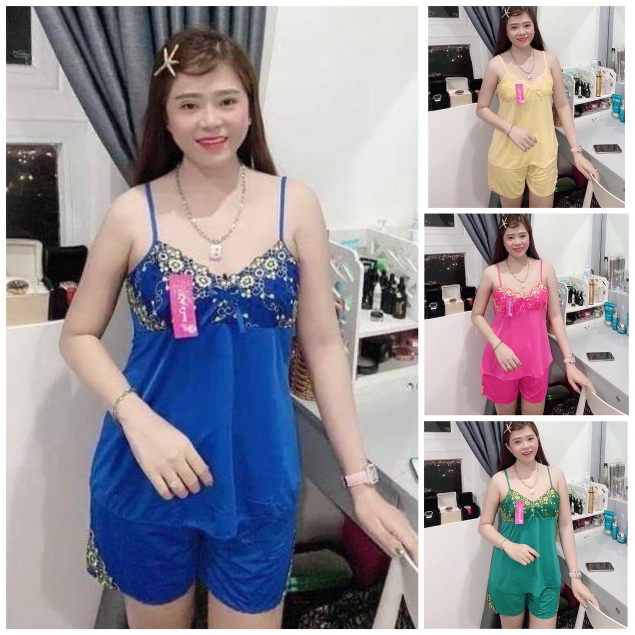 [FreeshipMAX] [HCM]Bộ mặc nhà thun lạnh size từ 40-65kg