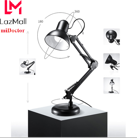 Đèn Pixar, Đèn Kẹp Bàn, Đèn Kẹp Mặt Bàn, Đèn Học Chống Cận Thị Pixar miDoctor, Đèn Đọc Sách, Đèn Làm Việc Để Bàn Chống Chói Mắt Lóa Mắt Bảo Vệ Mắt miDoctor + Tặng Chân Để Bàn, Kẹp Mặt Bàn và Bóng Đèn