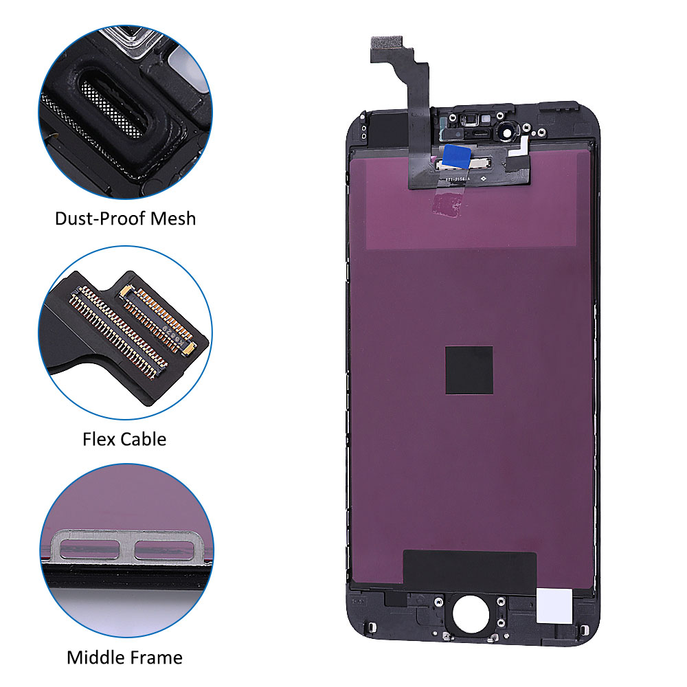 Bộ màn hình cho iPhone 6 Plus / iPhone 6P , LCD Display Panels For iPhone 6P Touch Screen Digitizer Assembly Replacement