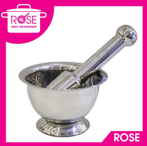 Bộ cối chày inox, bộ chày cối giã cua, cối chày giã thực phẩm - dụng cụ nhà bếp
