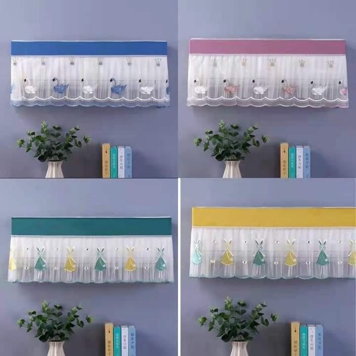 Rèm điều hòa,Rèm che điều hòa, rèm máy lạnh, rèm trang trí điều hòa, rèm chống bụi điều hòa