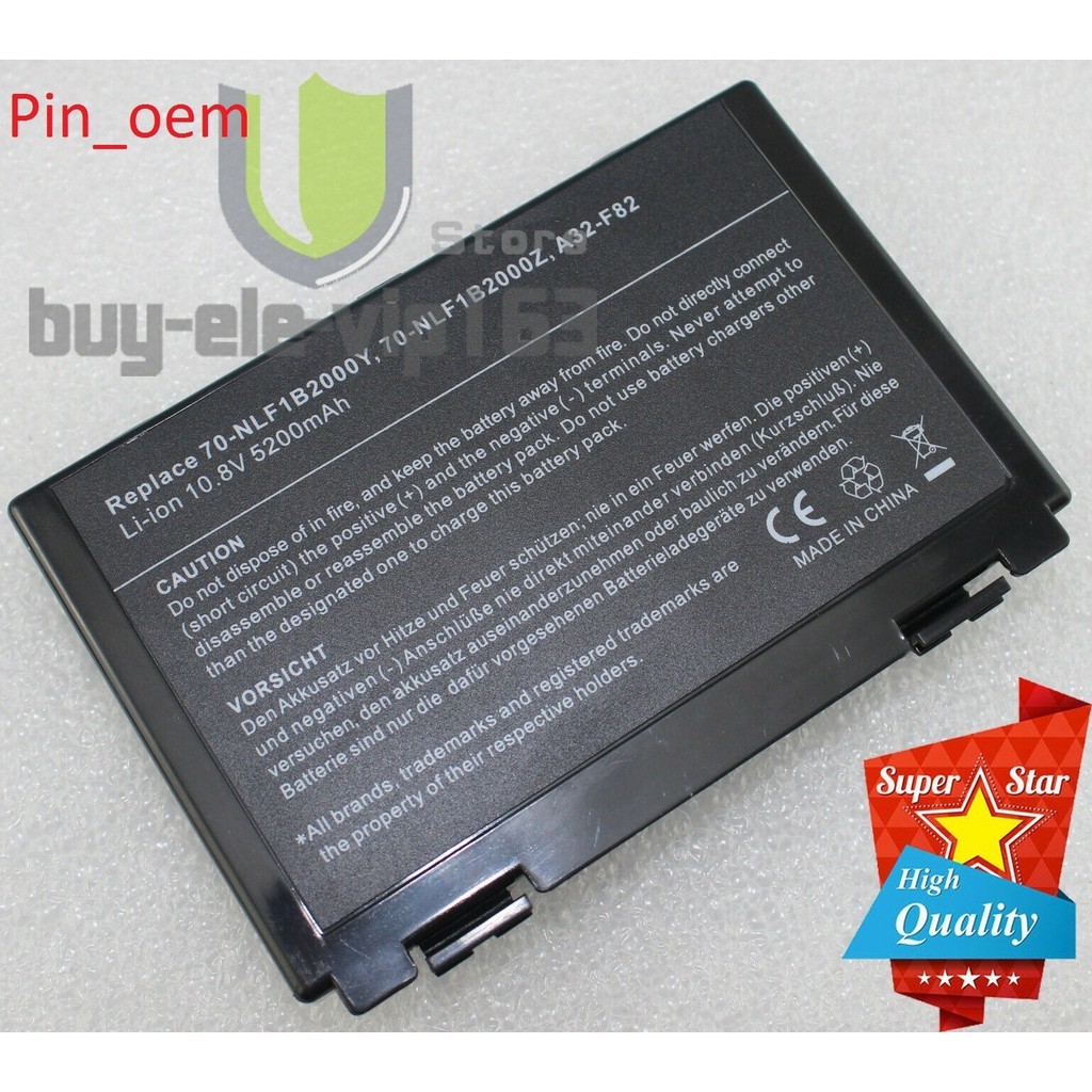 Pin laptop asus a32-f52 a32-f82 a32-k40