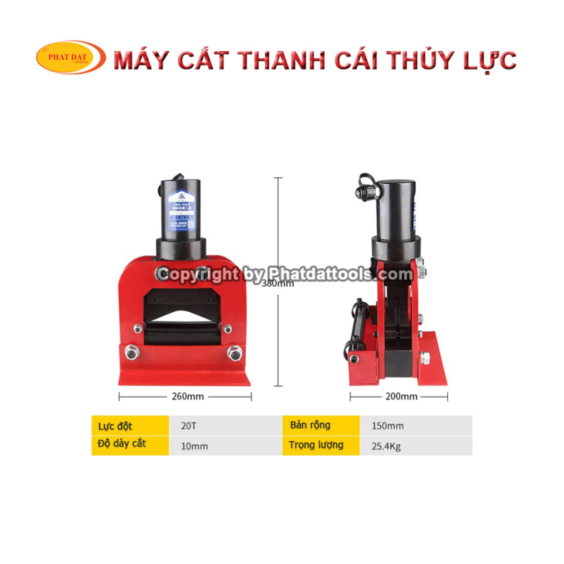 [Trả góp 0%]Máy cắt thanh đồng thủy lực CWC150