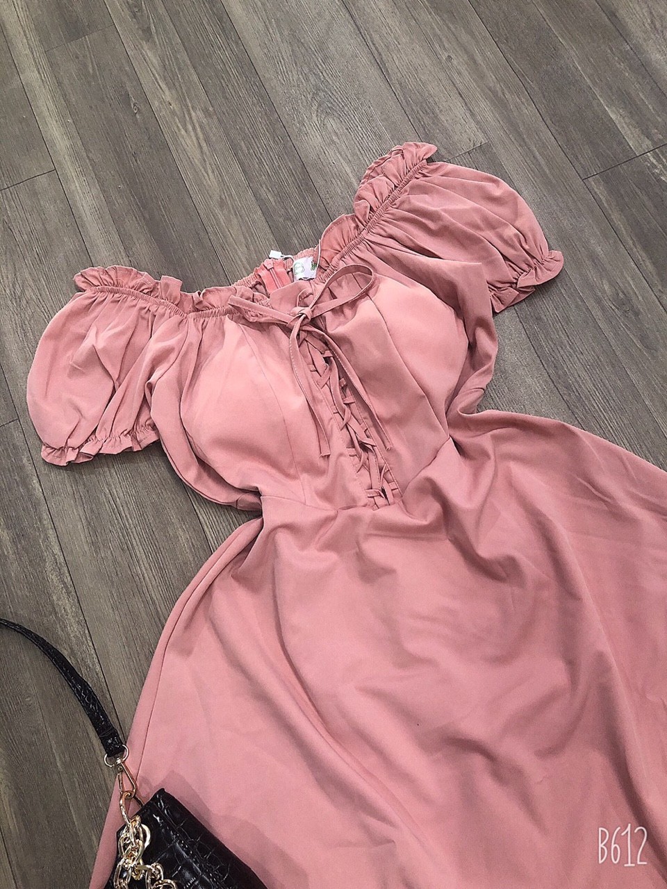Đầm Nữ Ôm Body Phối Sọc PU90
