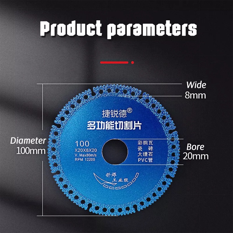 Lưỡi Mài Cắt Kim Cương Đa Năng 100mm  ̣ ̣
