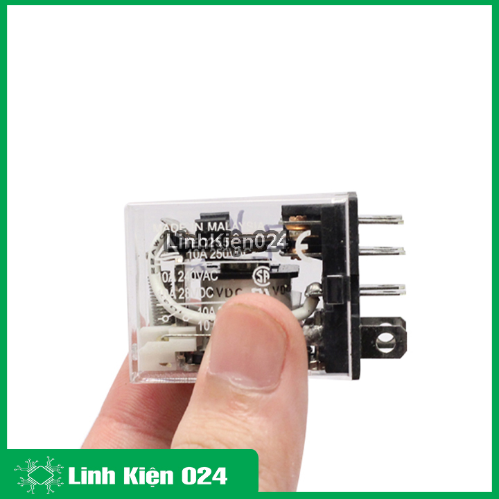 Relay Omron 24v 5a 8 chân