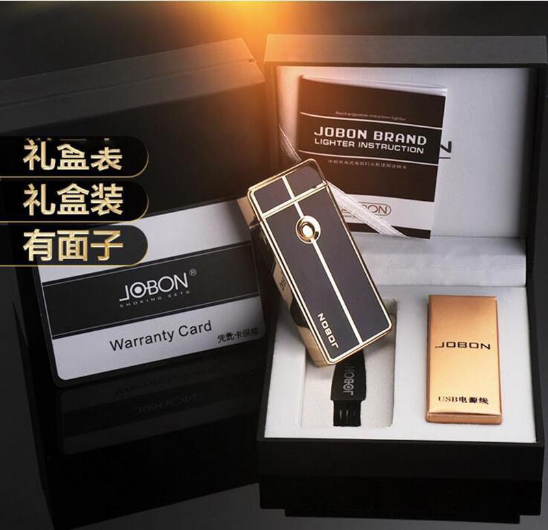 Hộp quẹt, Bật lửa Jobon Sạc Điện USB ZB-308A (Đen)