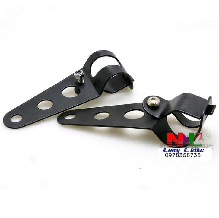 pat bắt đèn pha độ xe racing cafe
