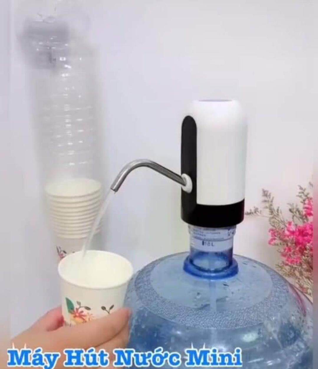 MÁY HÚT NƯỚC MINI- SẠC ĐIỆN ĐA NĂNG