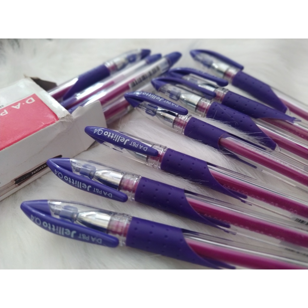 (HCM) Bút GEL Jellitto 0.4mm D-A P&T ( Xuất xứ Hàn Quốc )( Hộp 12 cây)