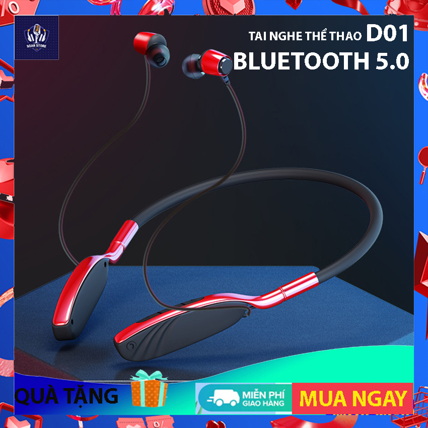 Tai nghe thể thao bluetooth kết nối 5.0 đeo cổ ISAKI  công nghệ mới giảm tiếng ồn,chống thấm mồ hôi,đem lại âm nhạc và cuộc gọi mĩ mãn,bass chất lượng cao có ổ cắm thẻ TF 32G micro nghe gọi 2 chiều