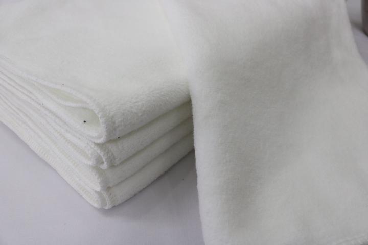 Combo 5 Khăn Mặt, Khăn Quấn Tóc Spa Microfiber Nam Phong Màu Trắng 35*75cm