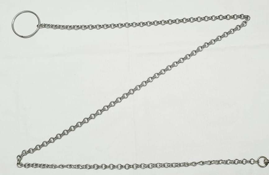 Dây xích inox dắt chó,mèo dài 126cm bền và chắc chắn.