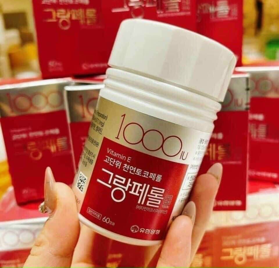 Vitamin E 1000IU Hàn Quốc 60 viên