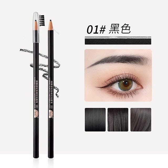 Chì xé kẻ mày wodwod cứng phẩy sợi eyebrow pencil sắc nét 2mm