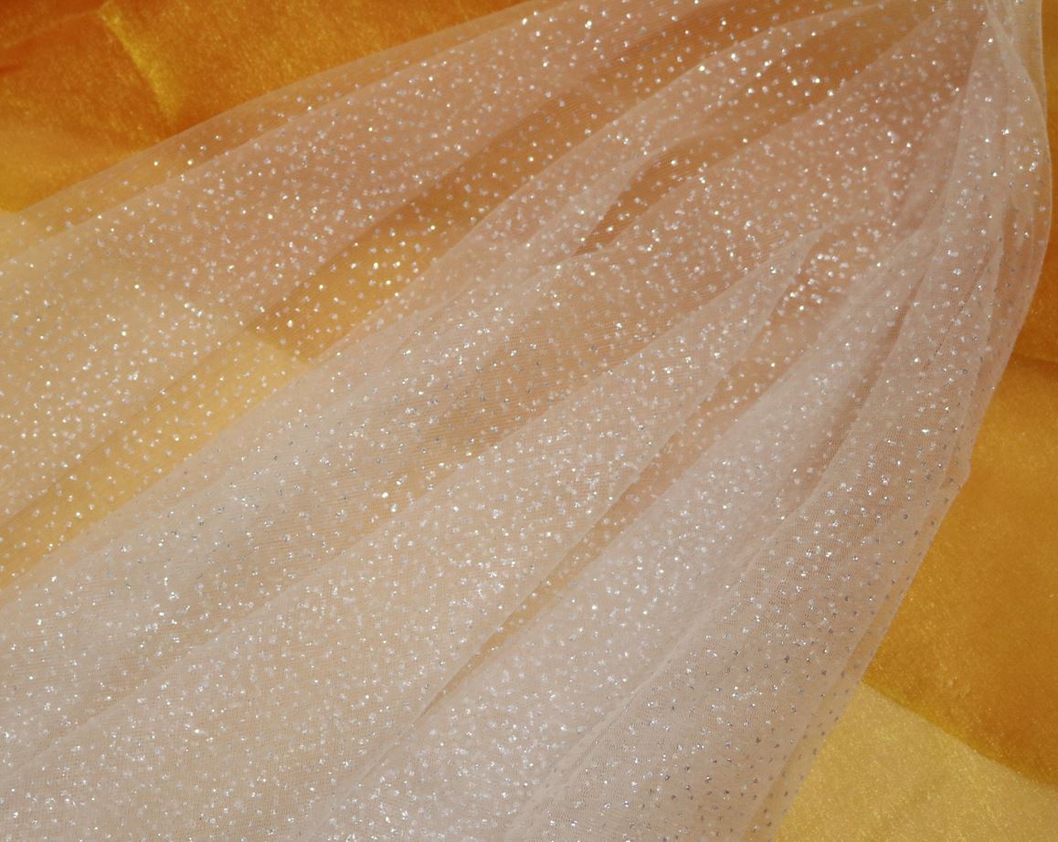 VẢI VOAN LƯỚI CHẤM NHŨ ĐÁ KHỔ 150CM