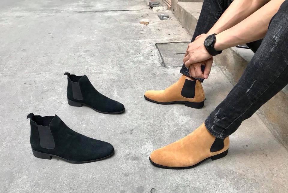 (4 màu ) Giày nam,Boot nam chelsea boot kiểu dáng hàn quốc