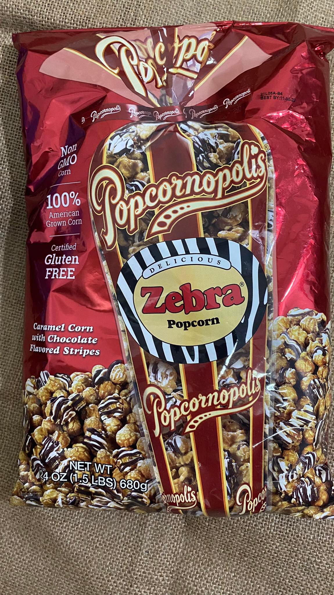 Bắp Popcornopolis Zebra 680g
