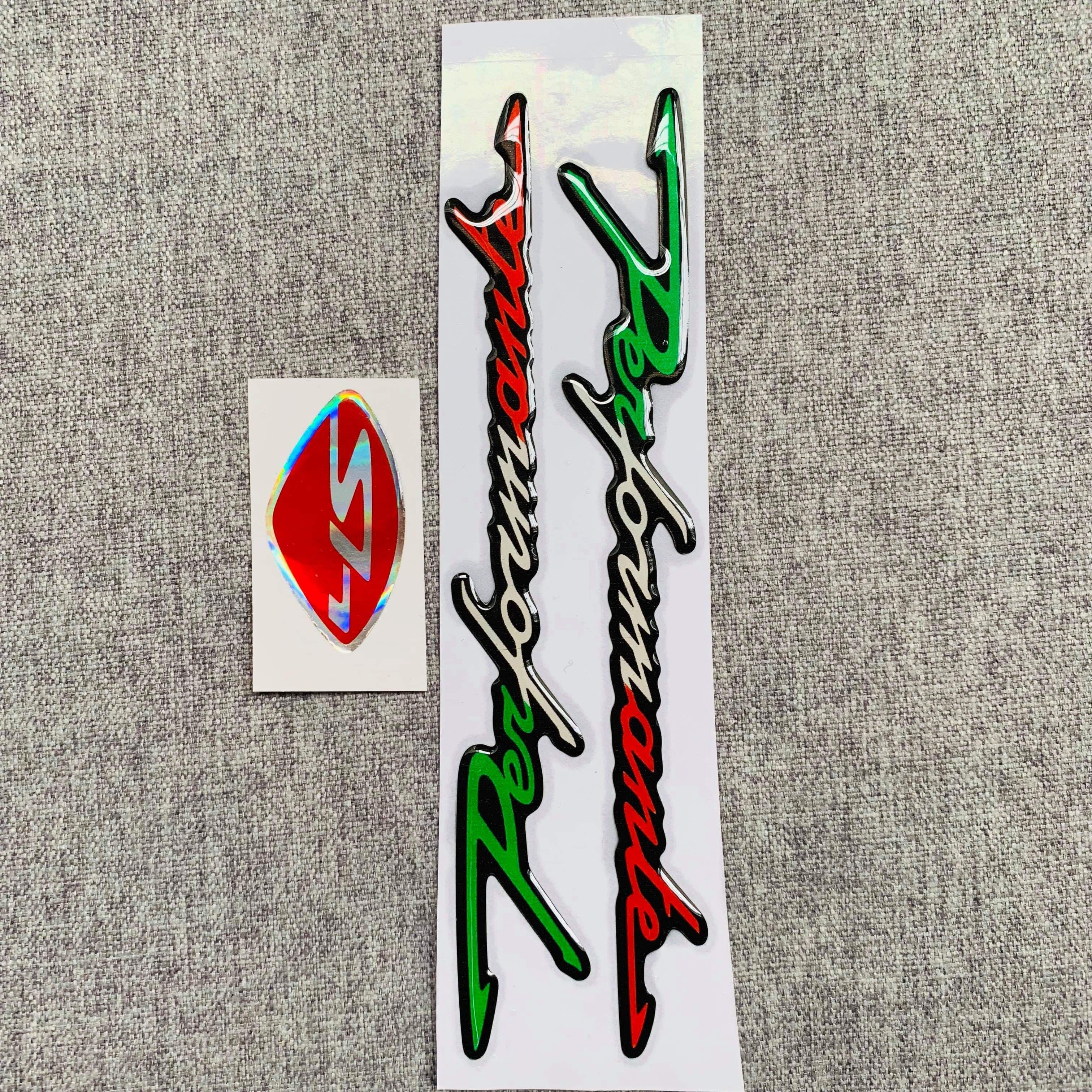 [HCM][DECAL] TEM CHỮ NỔI SH ĐỎ KẾT HỢP CHỮ NỔI PERFORMANTE 3 MÀU SANG TRỌNG CHO XE SHVNSH Ý.