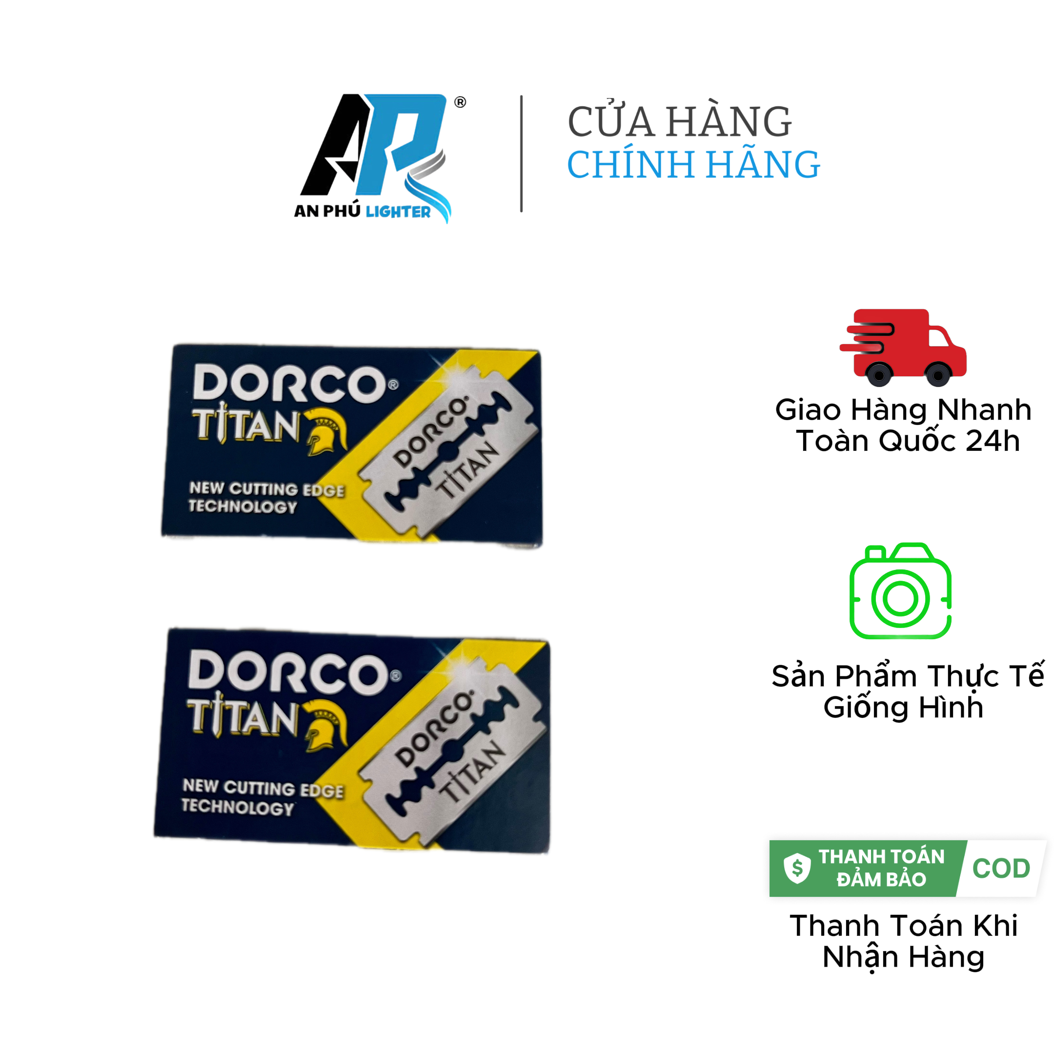 [ Free Ship ] [ CHÍNH HÃNG ] [ GIÁ BÁN DÙNG THỬ ] LƯỠI LAM DORCO TITAN