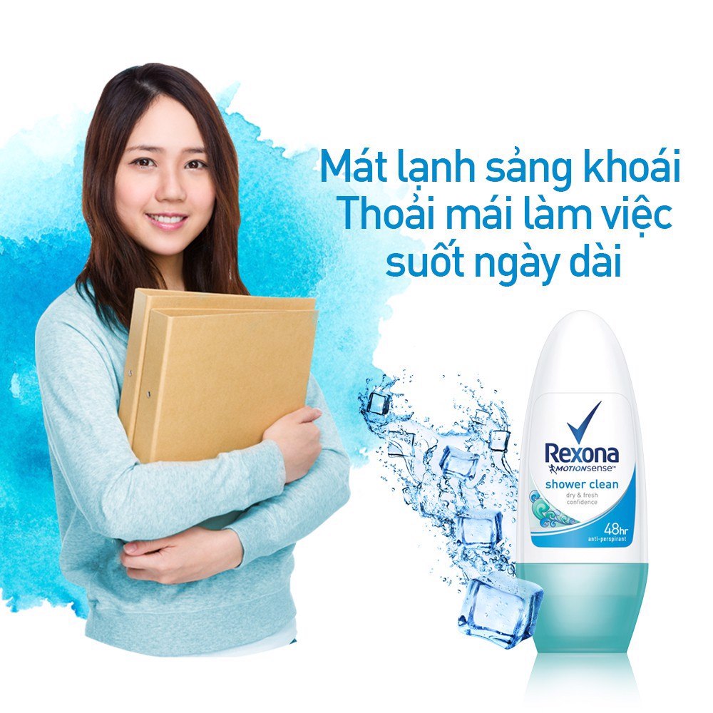 Lăn Khử Mùi Nữ Rexona Ngăn Mùi Đến 48H 50ml