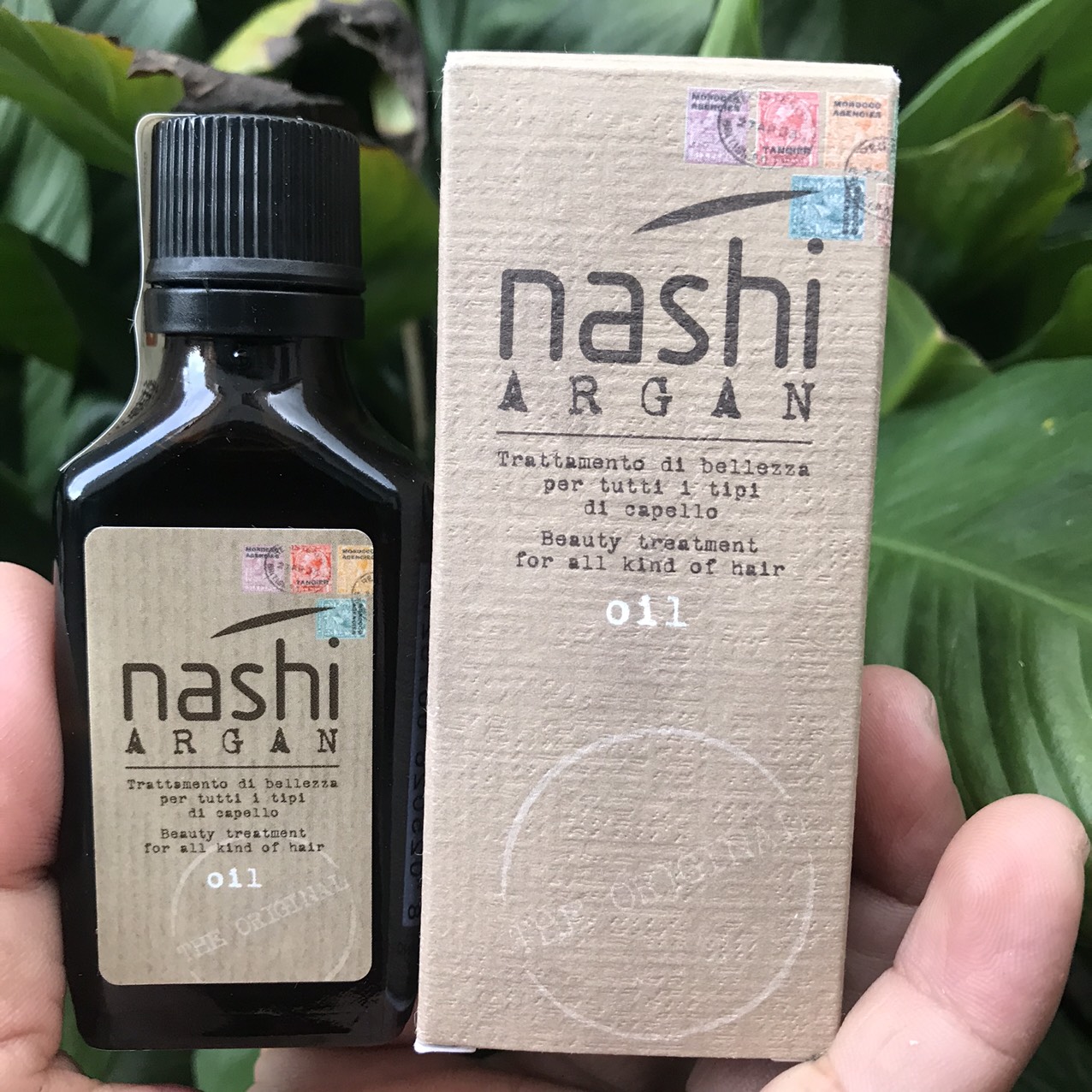 🇮🇹Nashi-Italia🇮🇹 Tinh dầu dưỡng tóc Nashi Argan Oil phục hồi tóc hư tổn 100ml