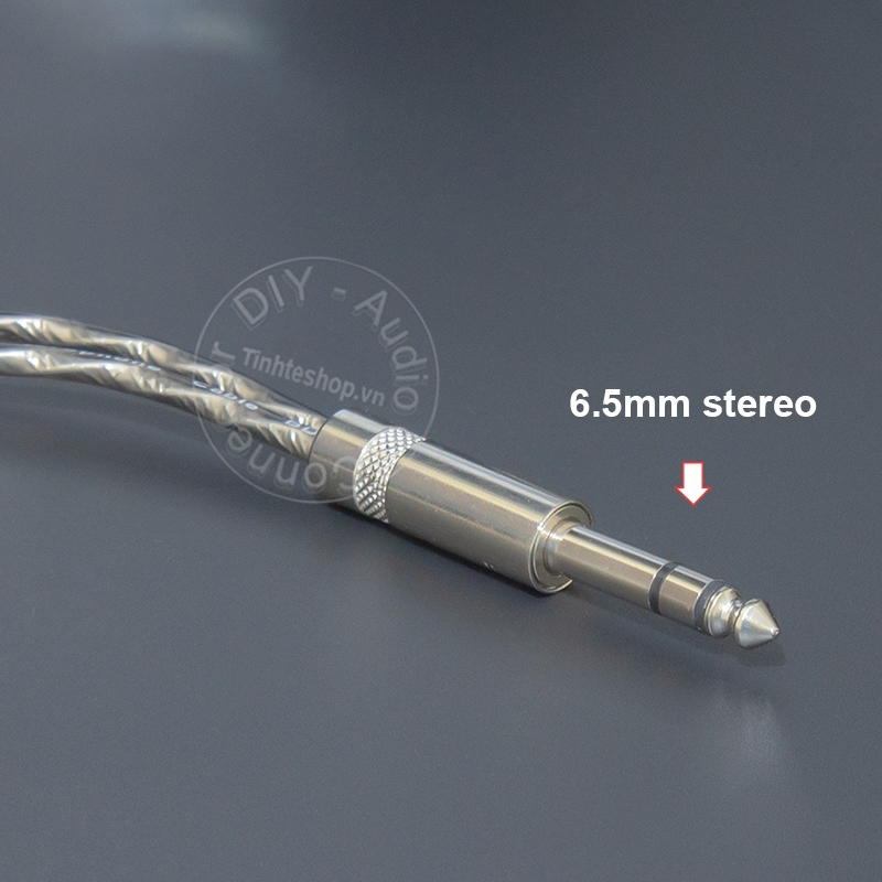 Jack 6 ly stereo sang 2 AV chuyển âm thanh từ Mixer Sound card DAC sang Loa - 6.5mm TRS ra 2 RCA cái