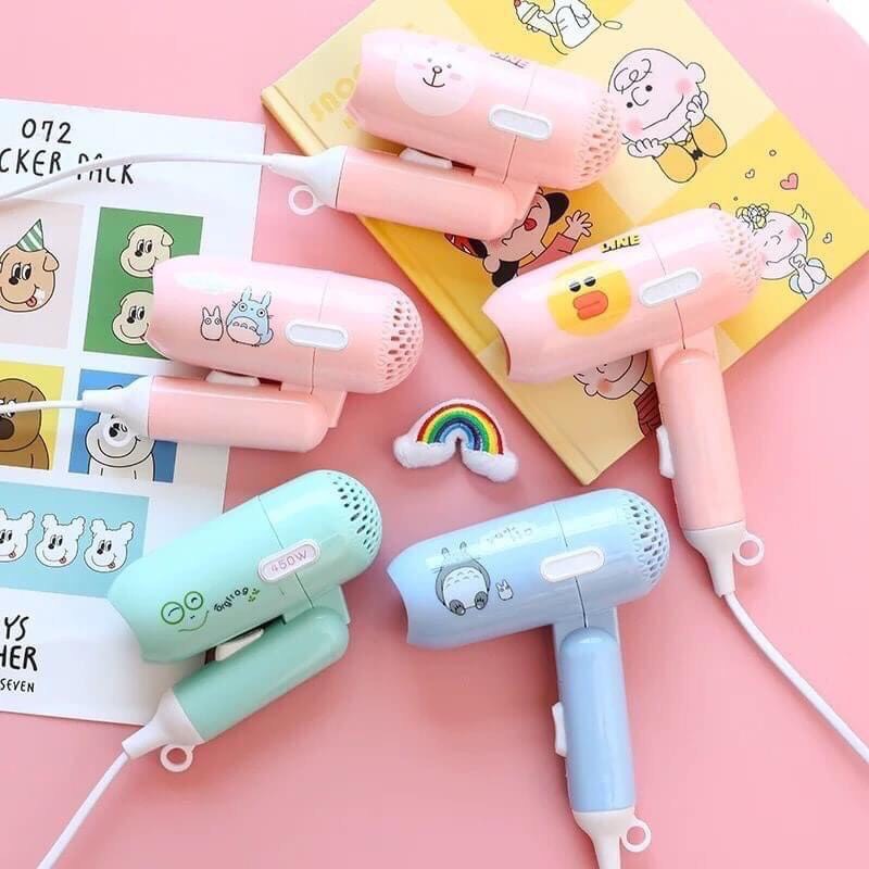 [HCM][XẢ KHO] Máy Sấy Tóc MiniMáy Sấy Tóc Công Suất Lớn 2 Chế Độ Sấy Cực Nhanh Máy Sấy Tóc Du Lịch Mini Gấp Gọn Siêu Xinh-Máy Sấy TócTạo Kiểu Tóc Cực Đẹp-Máy Sấy Tóc Hình Thú Gấp Gọn Tiện LợiSale 50%