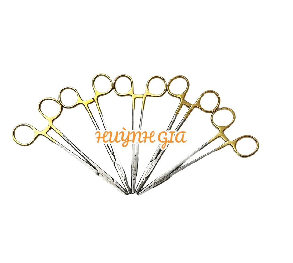 Pen kẹp kim cán vàng 16cm Cao Cấp Loại Tốt