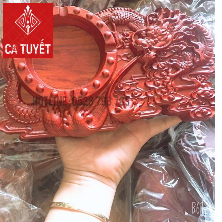 Gạt Tàn Thuốc Gỗ Hương Đỏ Chất Lượng Cao (G )