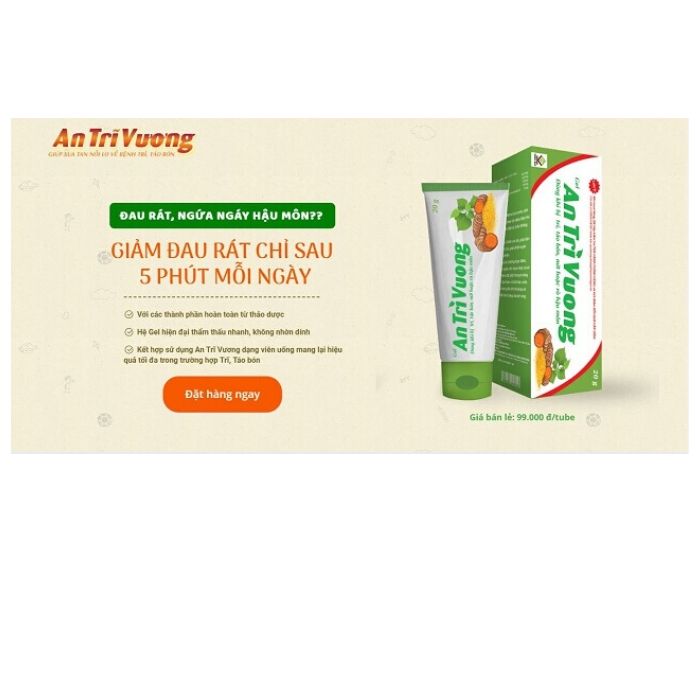 An Trĩ Vương Gel 20g
