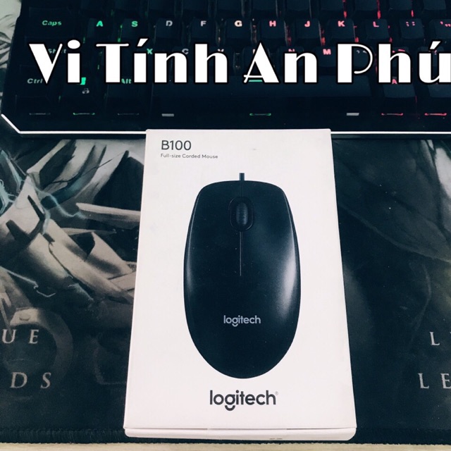 Chuột máy tính Logitech B100