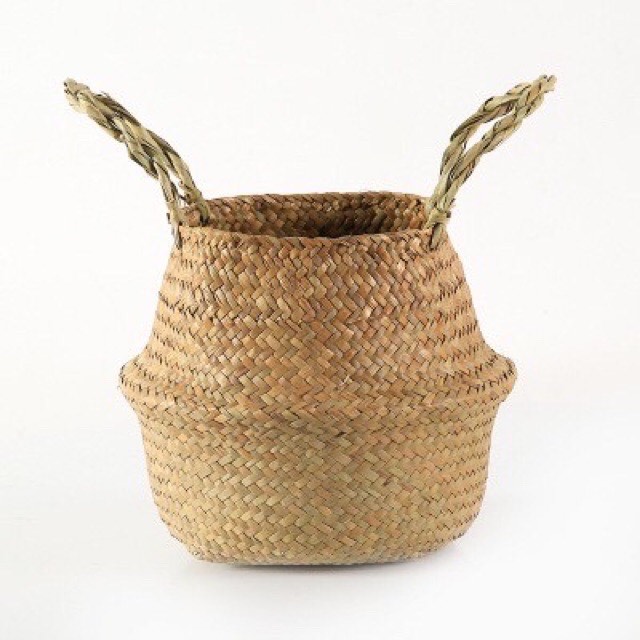 Giỏ cói decor giỏ đan cói cực đẹp
