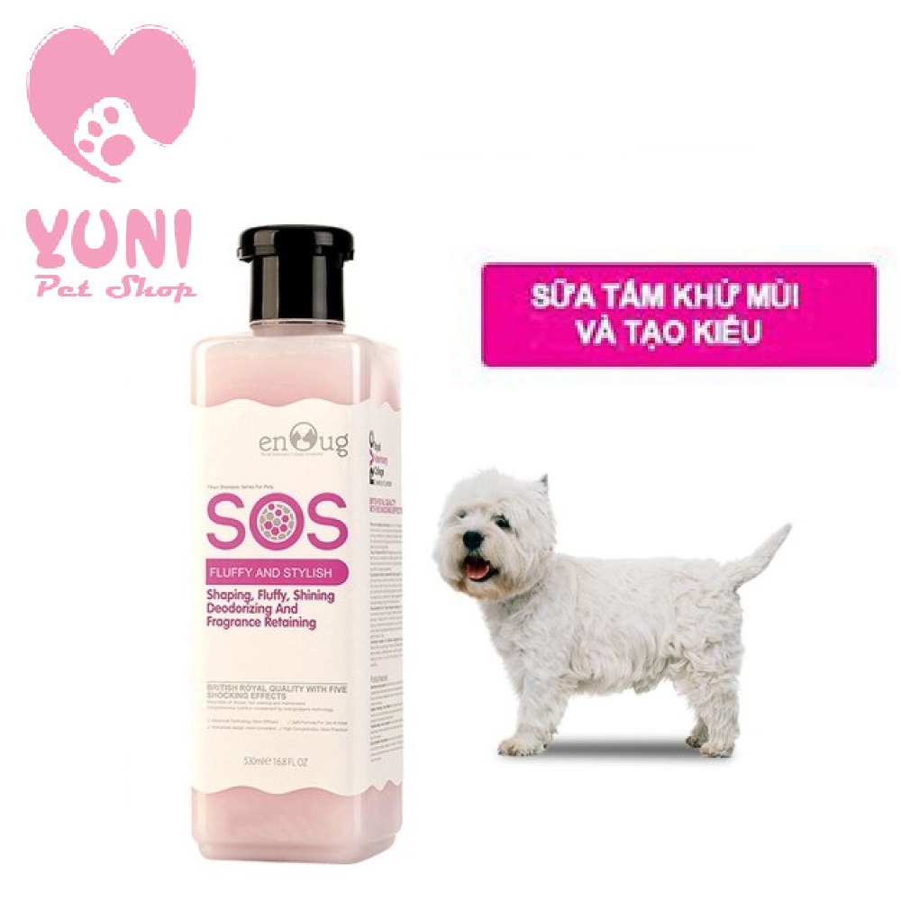 Sữa Tắm Cho Chó Mèo SOS 530ml