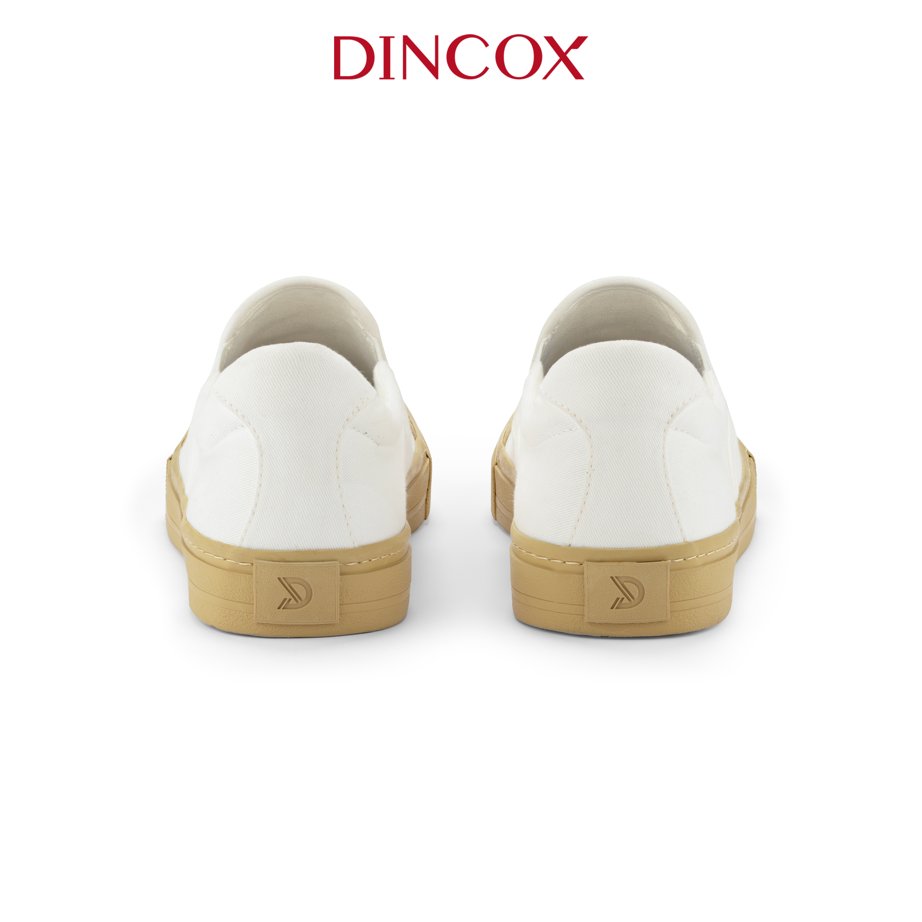 Giày Lười Sneaker Da Nam DINCOX DC20 White Đơn Giản, Lịch Lãm Dincox