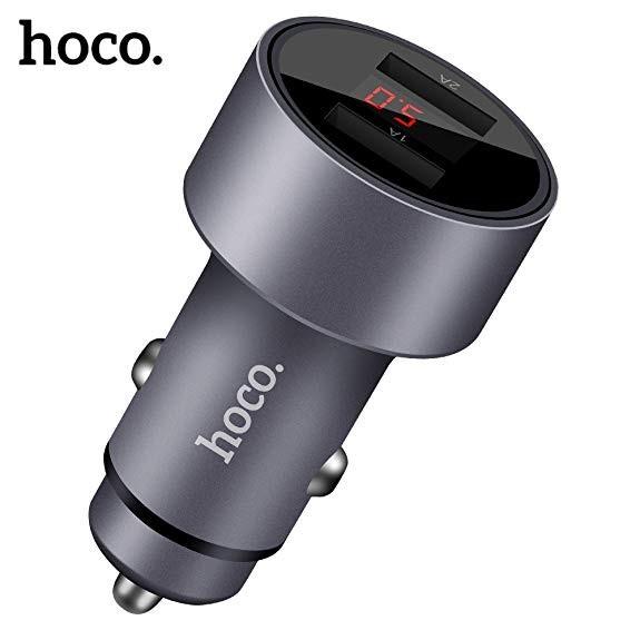 [HCM]Sạc ô tô Hoco Z9 2 cổng USB cao cấp