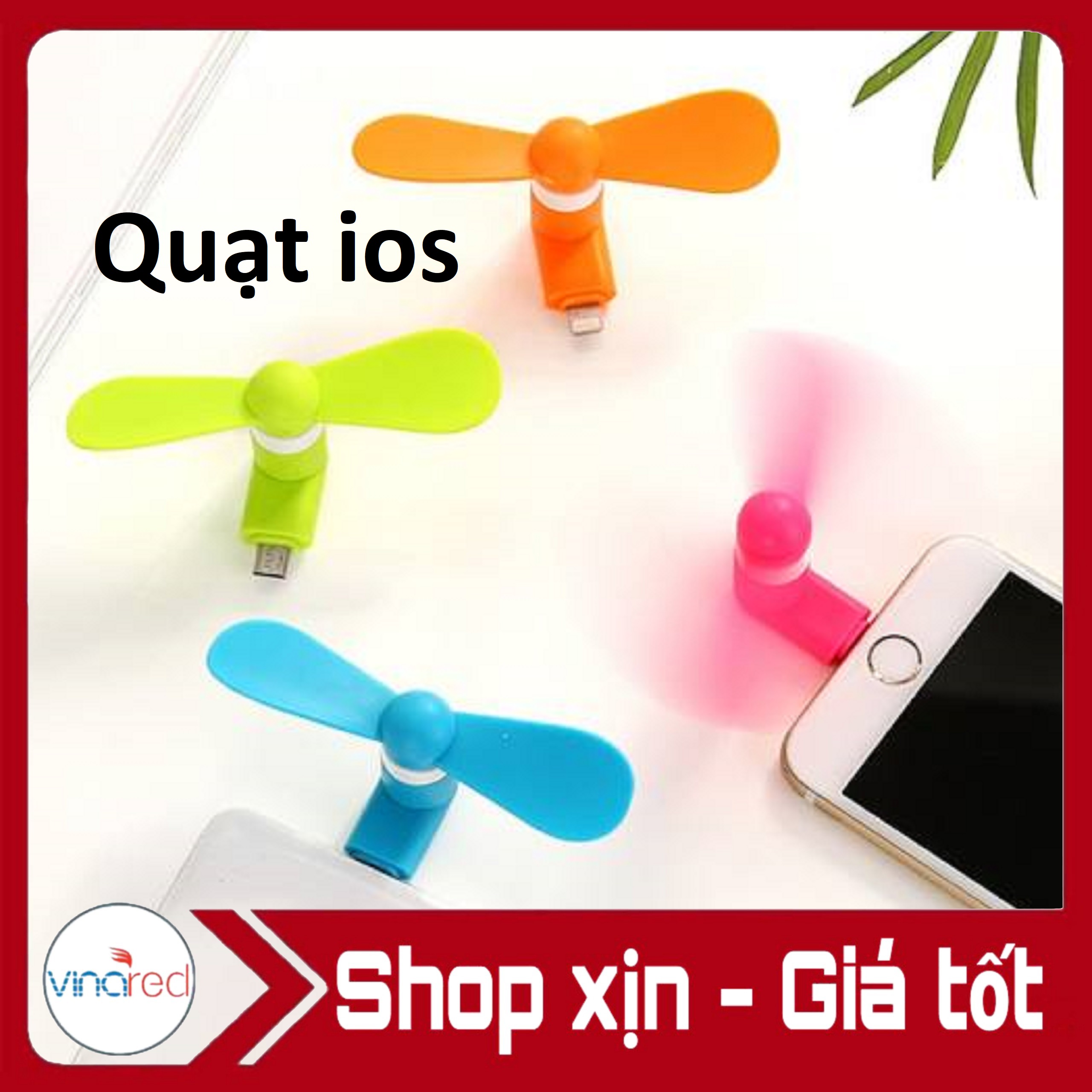 [HCM]Quạt mini 2 cánh rời cho IOS