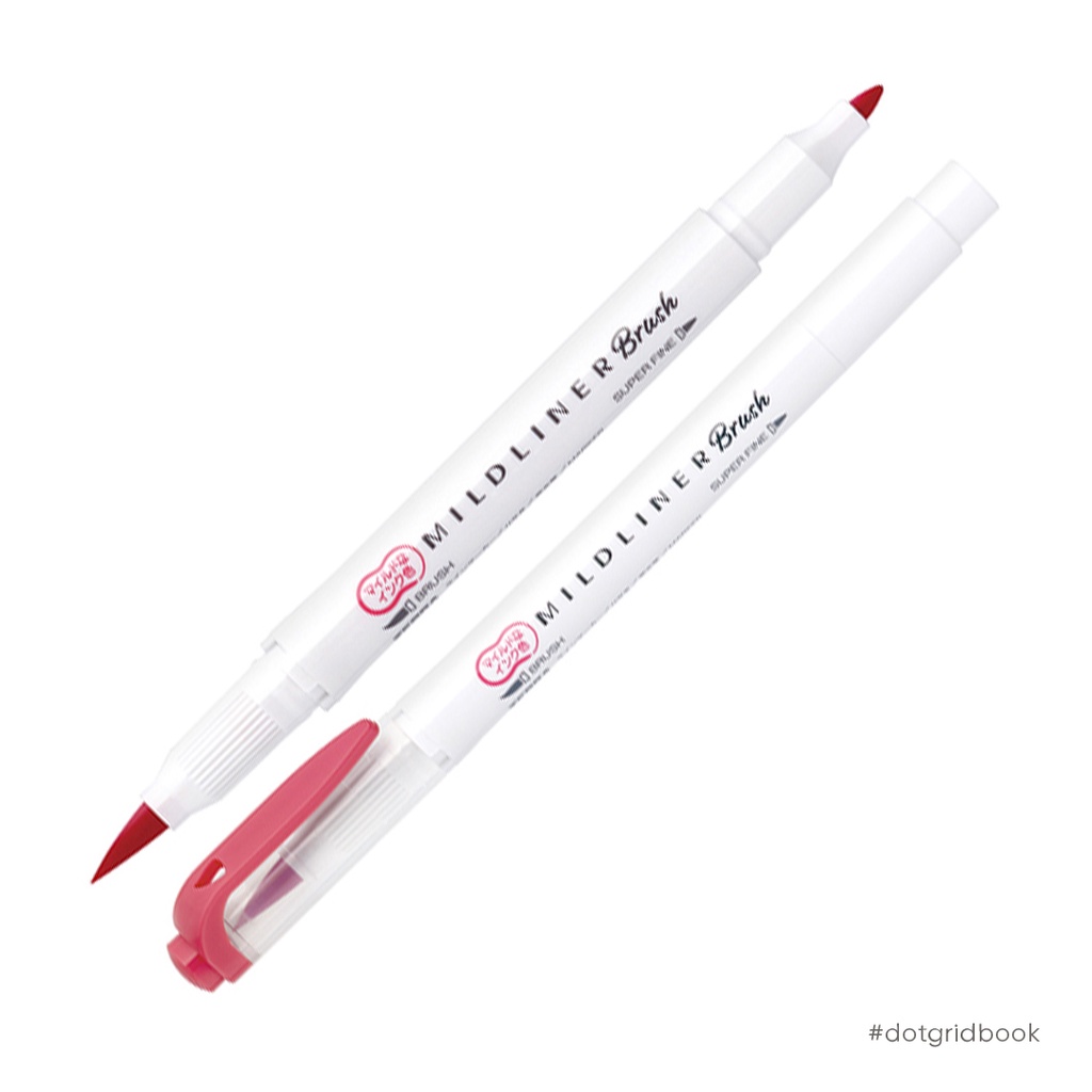 Set 5 Bút Highlight Zebra Mildliner Brush-WFT8-N-5C