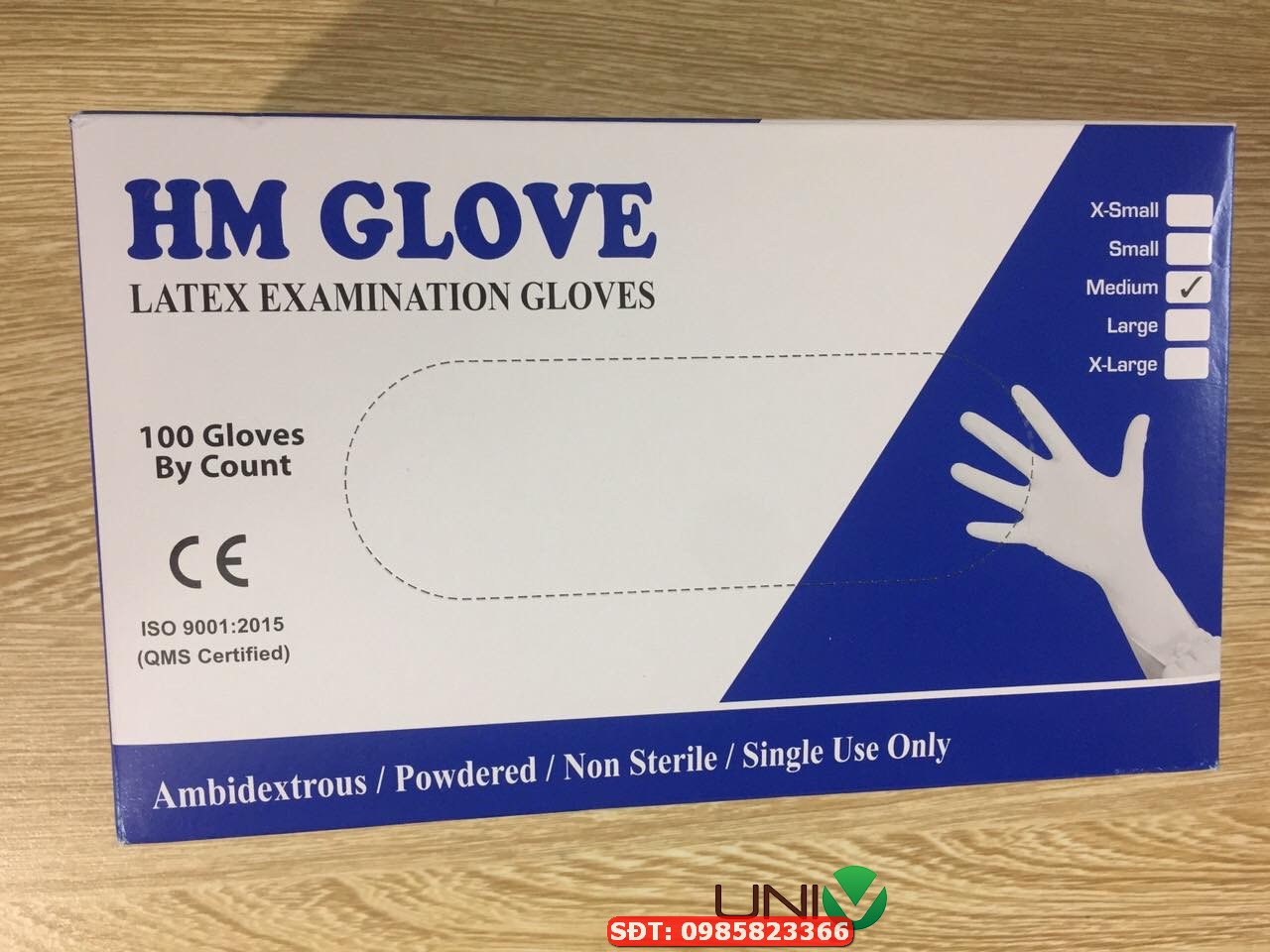 Găng Tay Y Tế Latex Có Bột