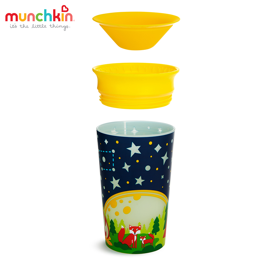 Cốc 360 độ chống đổ phát sáng Munchkin (266ml)