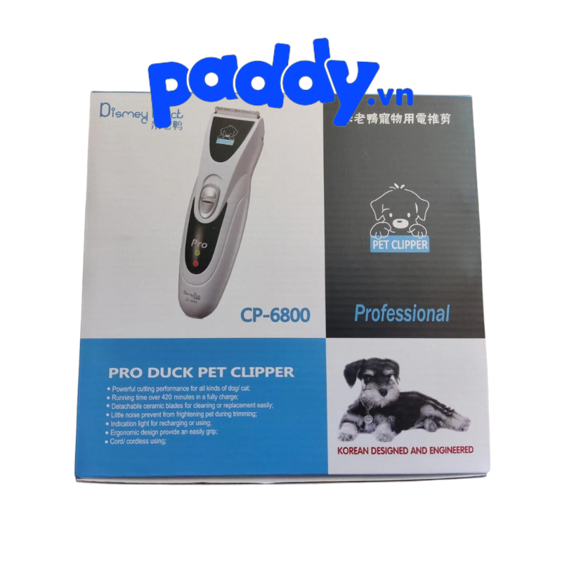 Tông đơ cắt tỉa lông chó mèo sạc điện codos cp-6800