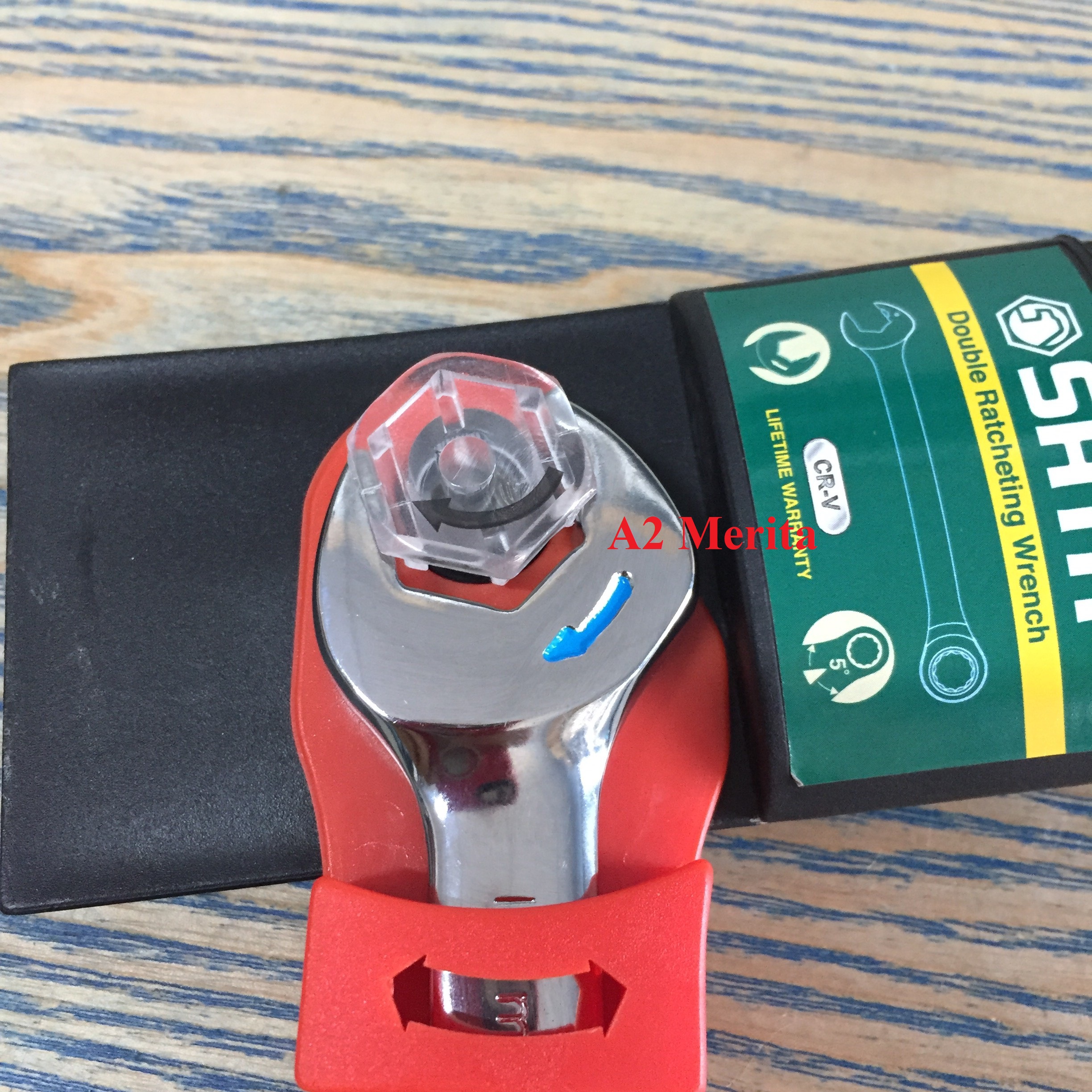 Cờ lê vòng miệng tự động 16mm Sata 43612