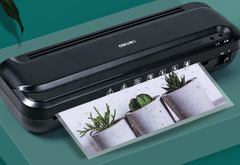 Máy ép plastic Deli khổ a4 tặng kèm màng ép a4